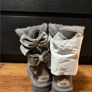 UGG Charcoal Bow Boots